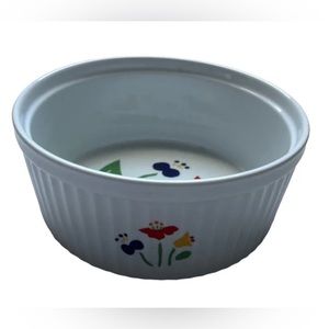 Vintage Newcor Paradise Soufflé Baking Dish